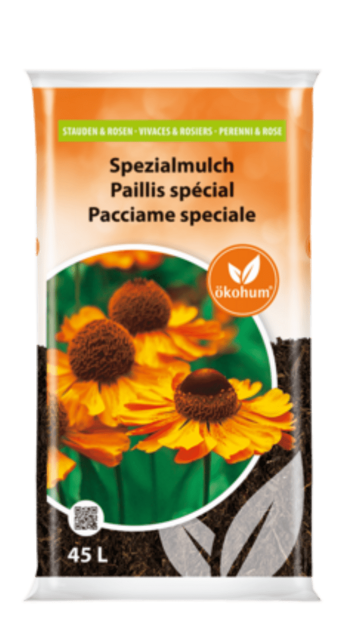 Spezialmulch für Stauden und Rosen - 45 Liter