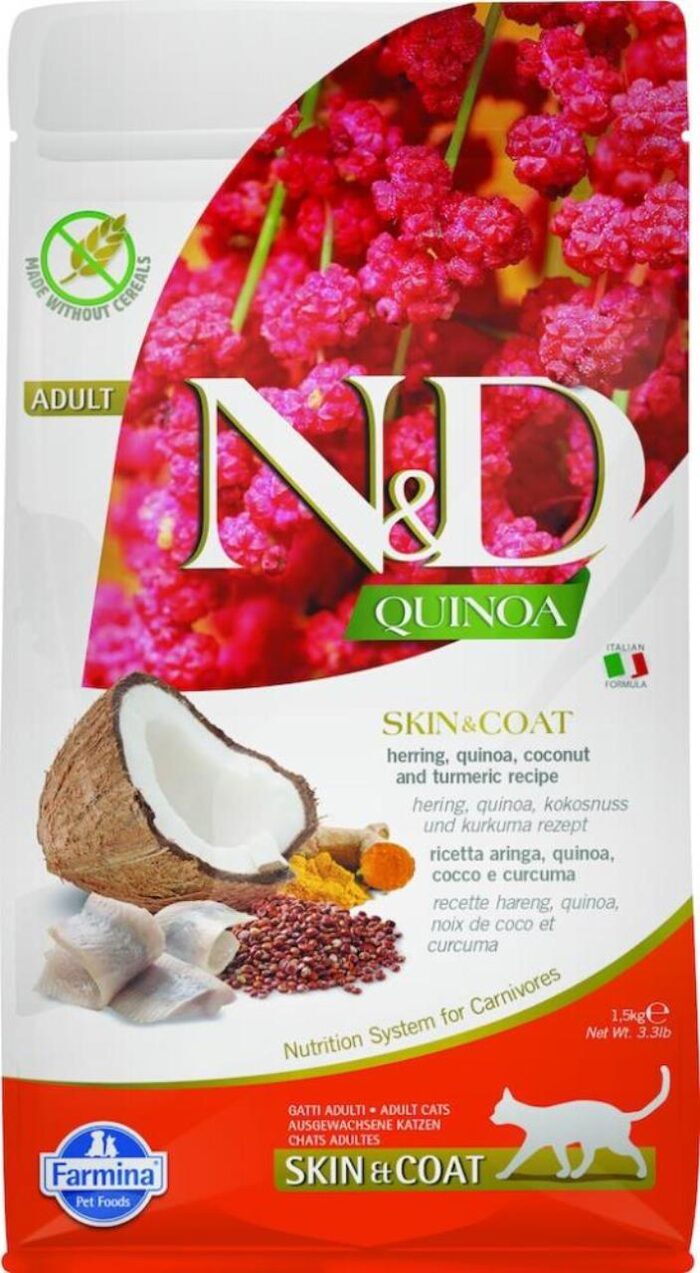 Cat Skin&Coat Quinoa Hering - 1.5kg