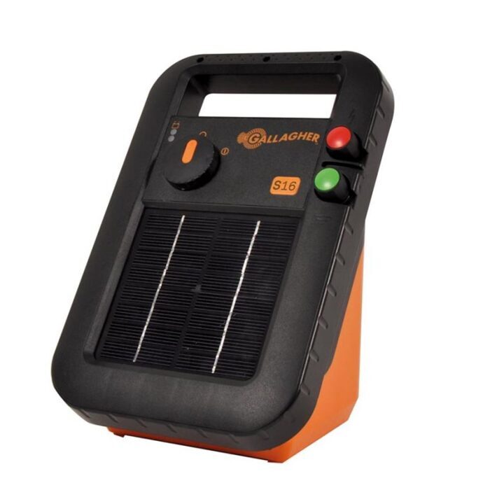 S16 Solar-Weidezaungerät mit Batterie